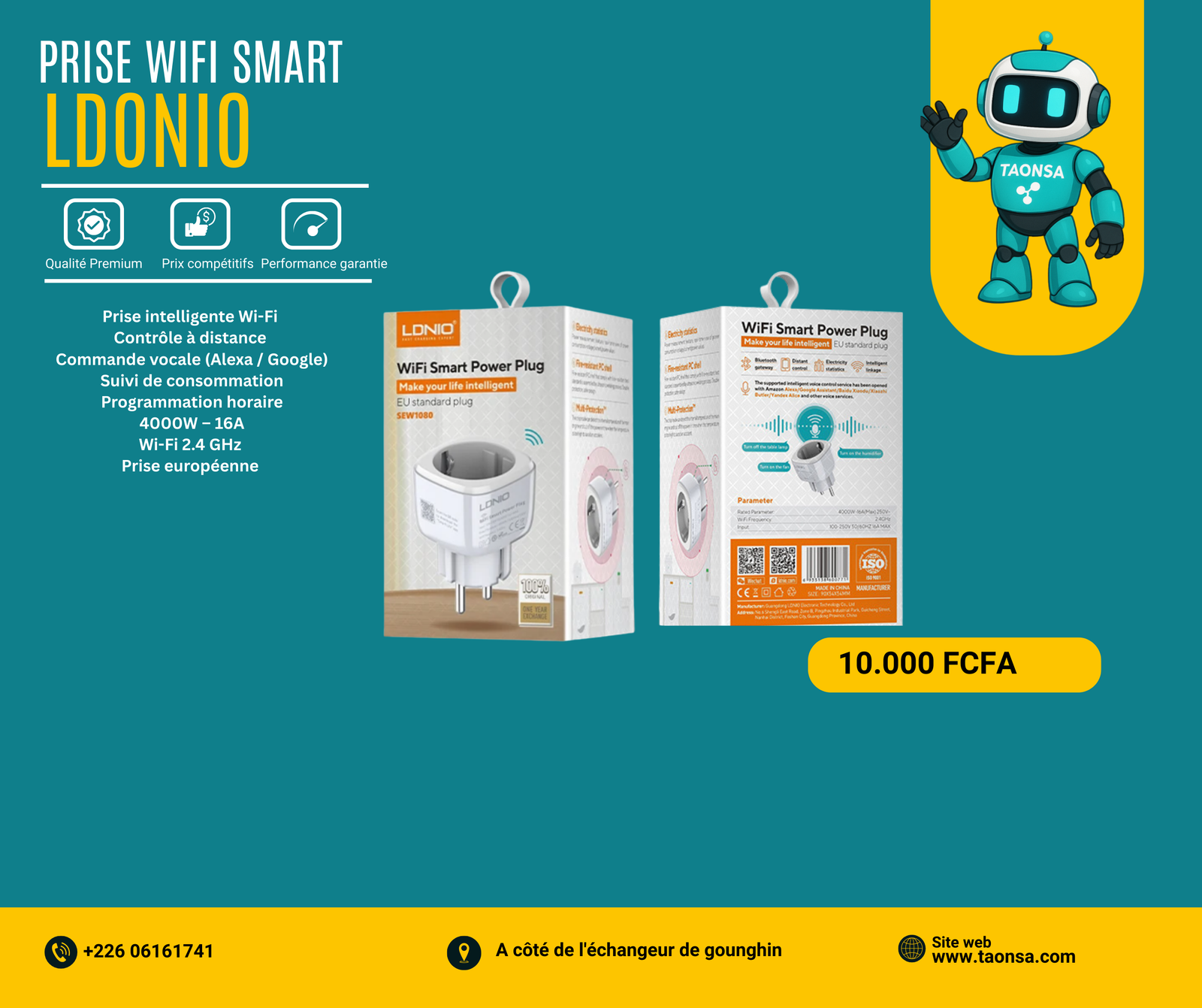 Prise smart SCW1050