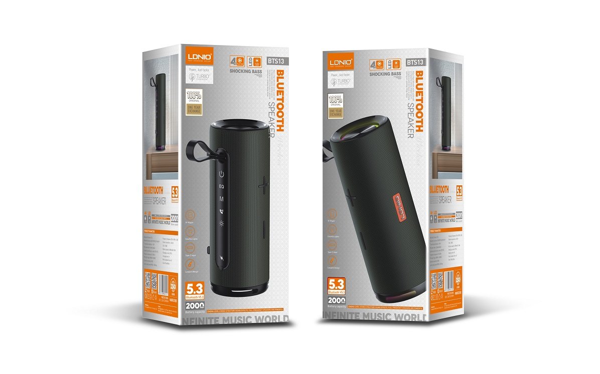 LDNIO BTS13 Mini Enceinte Bluetooth Portable HIFI Bass — photo 2