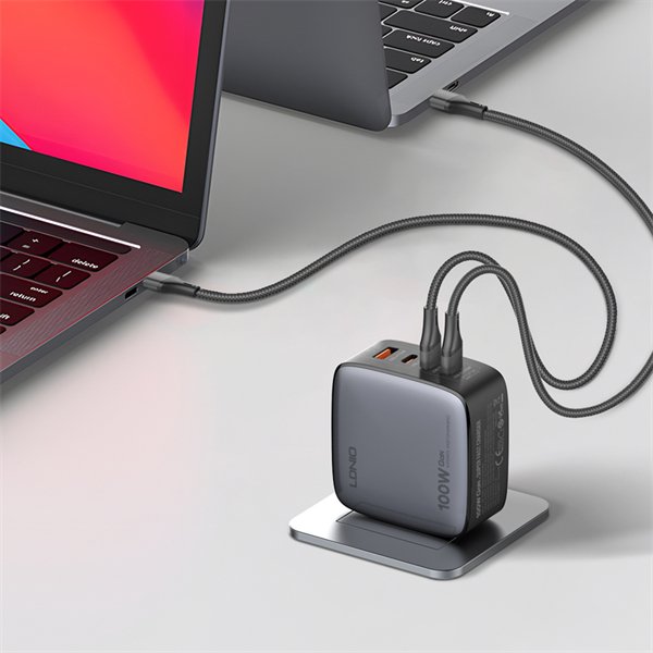 LDNIO Q408 Chargeur GaN 100W Ultra-Rapide 4 — photo 7