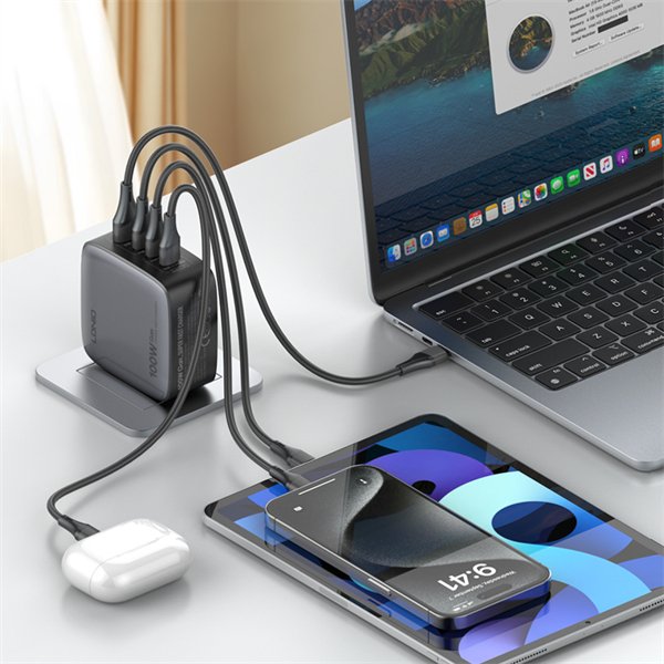 LDNIO Q408 Chargeur GaN 100W Ultra-Rapide 4 — photo 6