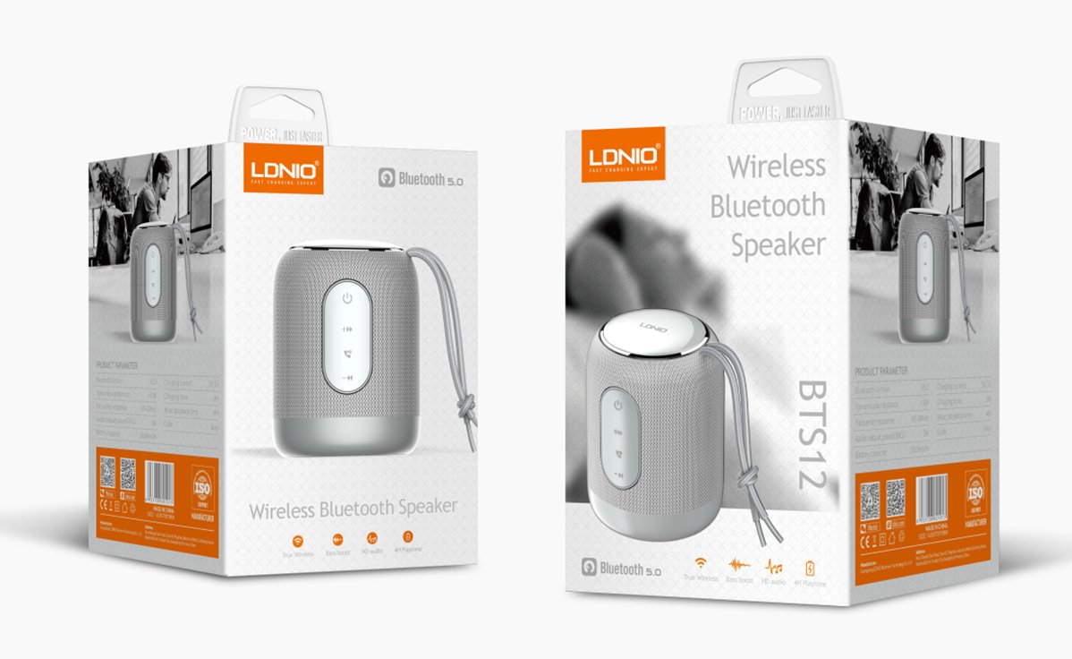 LDNIO BTS12 Enceinte Bluetooth 5.0 Portable, photo 2