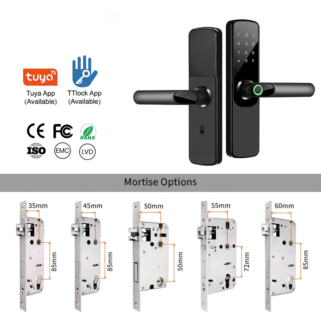 Serrure de porte intelligente Tuya Wi-Fi, photo 5