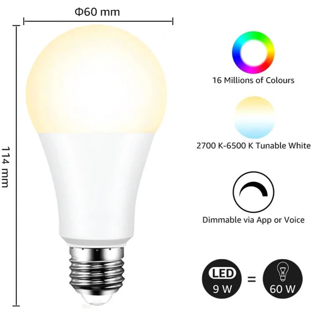 Ampoule smart WiFi 15W E27, photo 2
