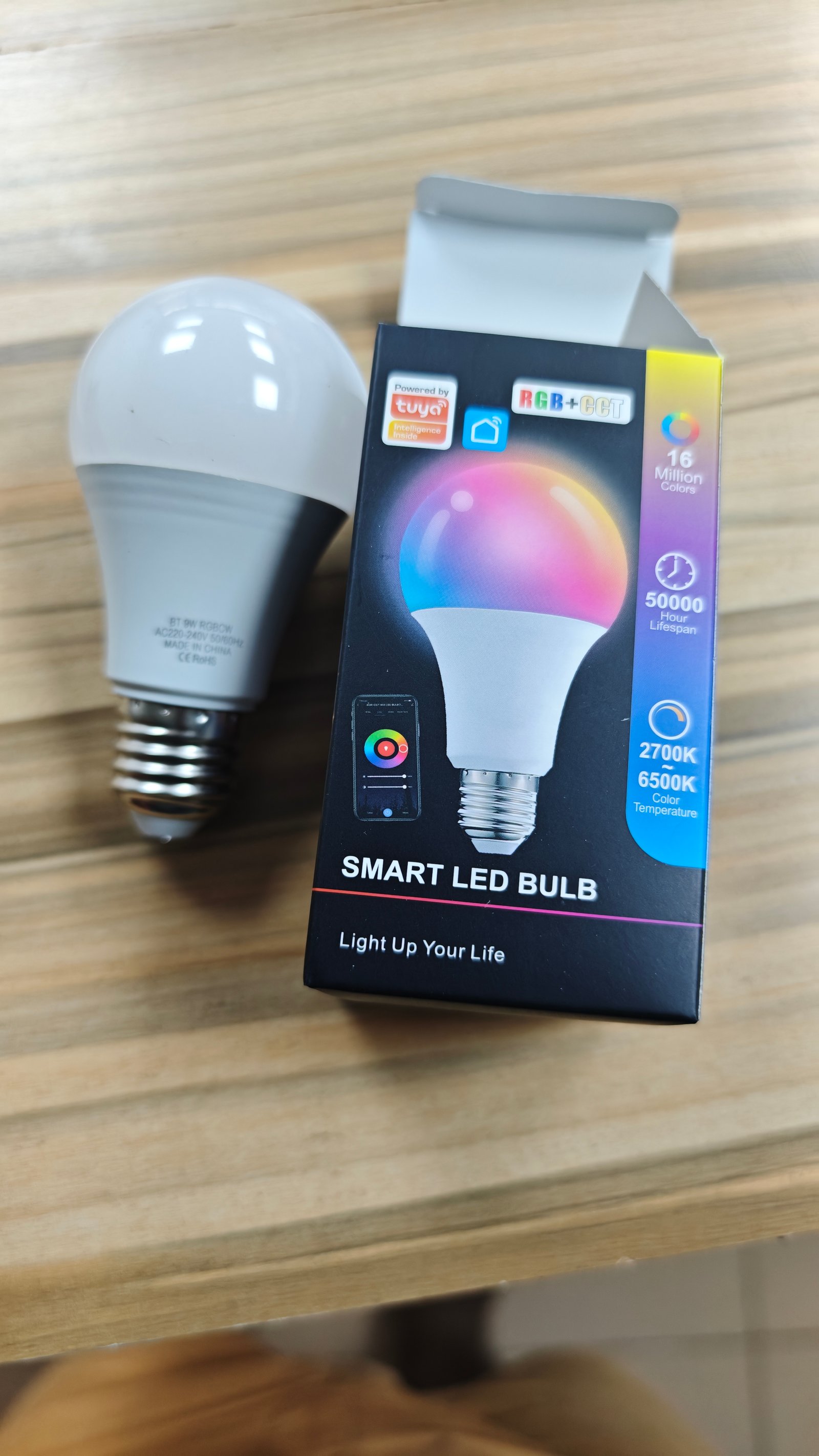 Ampoule smart WiFi 9W E27, photo 3