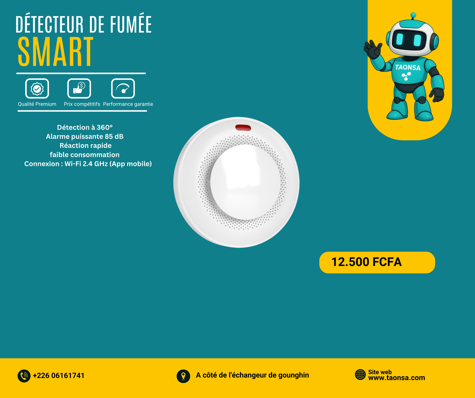 DETECTEUR DE FUMEE